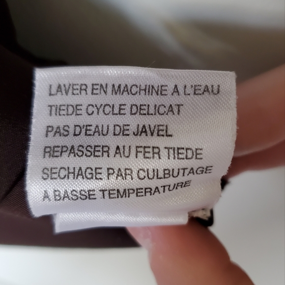 Vtg Liz Claiborne Brown Short Sleeve Round Neck Blouse Size 6 - Picture 15 of 16